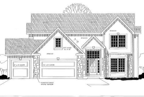 Bellah Homes: Kendal 2 Story Plan
